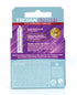 Icicles No. 5 Curved Ribbed 7 in. Glass Dildo Blue/Clear