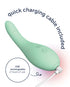 ROMP Free Rechargeable Silicone Pleasure Air Clitoral Vibrator Purple Tester