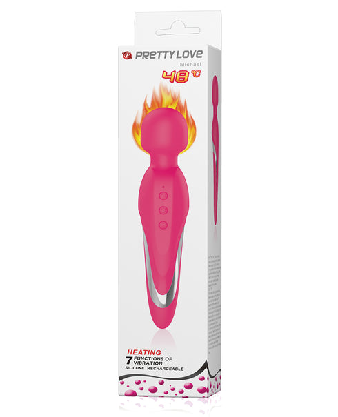 Pretty Love Michael Heating Body Wand - Pink