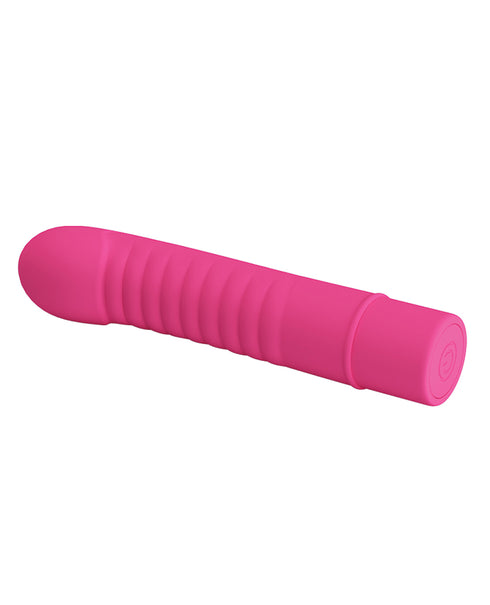 BANG! Rotating & Vibrating Silicone Butt Plug with Remote Pink