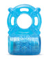 Blush Stay Hard Rechargeable 5 Function Cock Ring - Blue