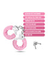 High on Love Pink Leather Cosmetic Pouch
