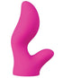 Creature Cocks Uni-Glow Glow-in-the-Dark Rainbow Silicone Dildo