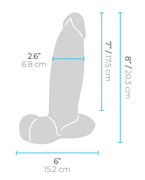 Forto F-25 Liquid Silicone Cockring 23mm Glow