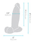 Forto F-25 Liquid Silicone Cockring 23mm Glow