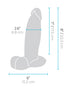 Forto Vibrating Ribbed Plug Rechargeable Remote-Controlled Silicone Anal Plug Small Black