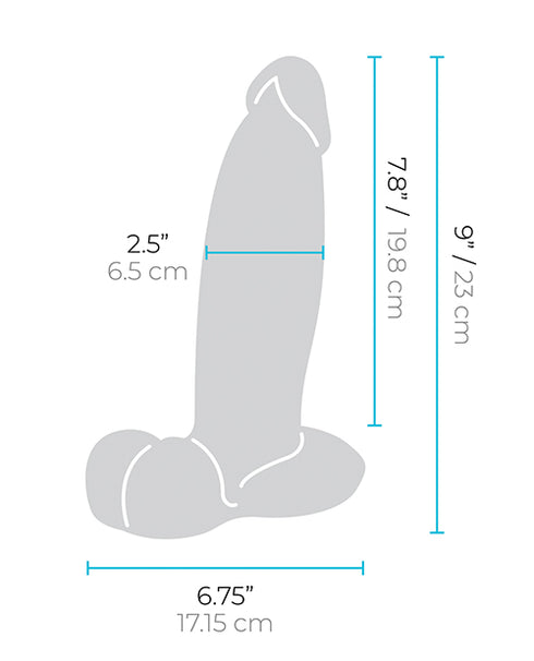 Forto F-19 Liquid Silicone 2-Tone Cockring Black/Glow