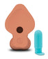 Evolved Real Supple Girthy Poseable 8.5 in. Realistic Dildo With Balls Brown