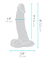 Evolved Real Supple Girthy Poseable 8.5 in. Realistic Dildo With Balls Brown