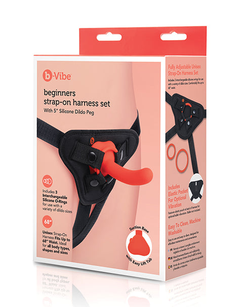 Strap-On-Me Bendable Dual-Density Silicone Suction Cup Dildo Black S