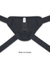 Strap-On-Me Bendable Dual-Density Silicone Suction Cup Dildo Black S