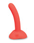 Strap-On-Me Bendable Dual-Density Silicone Suction Cup Dildo Black S