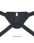 Strap-On-Me Bendable Dual-Density Silicone Suction Cup Dildo Black M