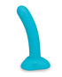 Strap-On-Me Bendable Dual-Density Silicone Suction Cup Dildo Black M