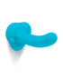 Strap-On-Me Bendable Dual-Density Silicone Suction Cup Dildo Black M