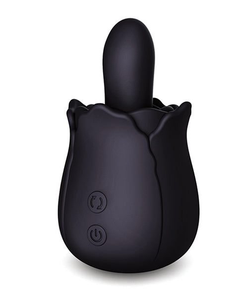 Anal Adventures Platinum Silicone Weighted Vibra Slim Plug Small Black