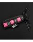 Anal Adventures Platinum Silicone Vibrating Saddle Plug Black