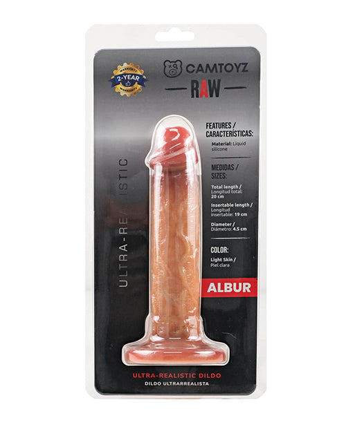 Glas Eggplant Ecstasy 7.25 in. Glass Dildo