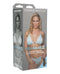 Fantasy Lingerie Radiance Diamond Bra, Garter Belt & Open Back Panty M/L