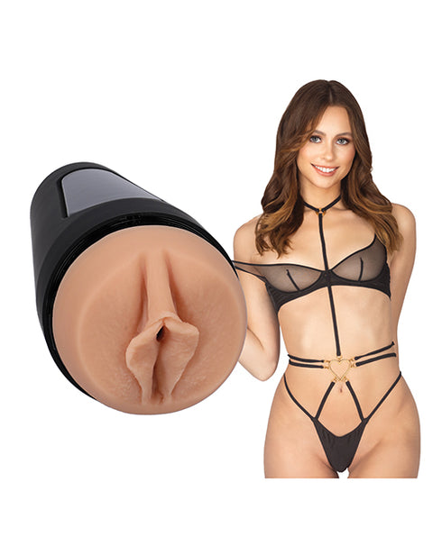 Fantasy X-Tensions Elite Vibrating Hollow Silicone Strap-On 6 in. Brown