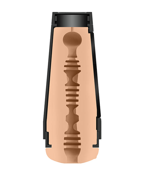 Fantasy X-Tensions Elite Vibrating Hollow Silicone Strap-On 7 in. Light