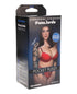 Fantasy Lingerie Domina Bralette & Panty with Zipper Details Berry L/XL