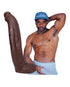 Fantasy X-Tensions Elite Vibrating Hollow Silicone Strap-On 8 in. Brown