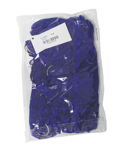 Magic Silk Satin Petals Bralette & Short Set Purple L/XL