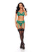 Magic Silk Euro Lux Bralette, Cincher & Panty Set Black L/XL