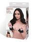 Au Naturel 9.5 in. Posable Dual Density Dildo with Balls Tan