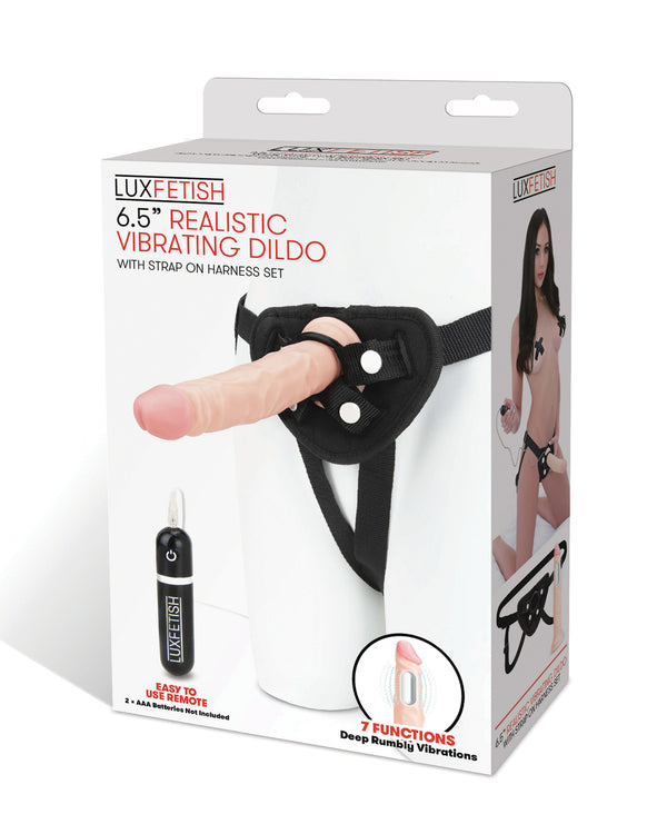 Glas 7 in. Realistic Curved Glass G-Spot Dildo