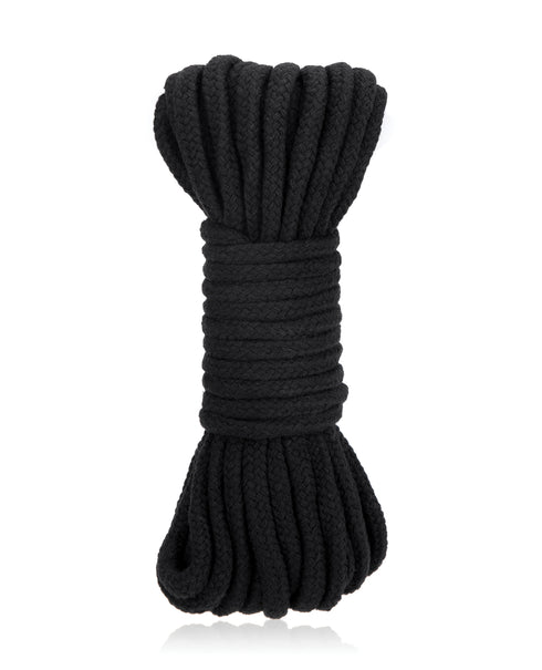 Ouch! Luxury Diamond-Patterned Whip Flogger Black