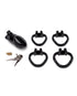 Forto F-60 Spade Silicone Anal Plug Small Black