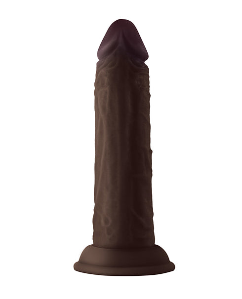 Royals Charlie 7 in. Metallic Curved Dildo Champagne