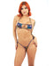 Dreamgirl Sequined Teddy Red 3XL/4XL