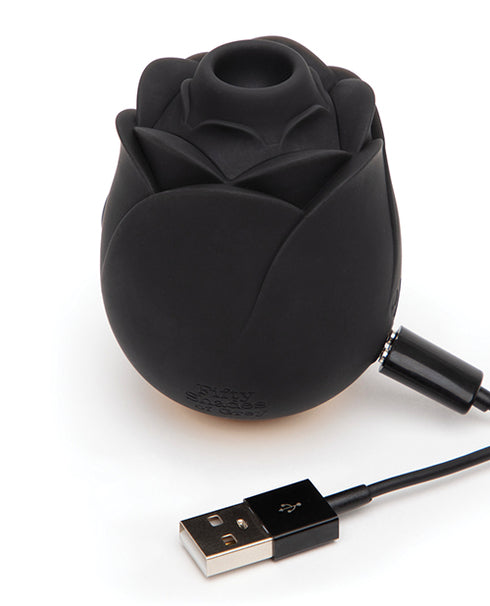 Naturally Yours Crystalline 7 in. Dildo with Balls Rose
