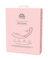 Naturally Yours Crystalline 8 in. Dildo with Balls Amethyst
