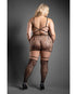 Magic Silk Liquid Onyx Crotchless Panty Black Queen Size