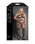 Magic Silk Liquid Onyx Crotchless Panty Black Queen Size