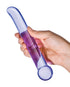 Neo Elite 6 in. Silicone Dual Density Dildo with Balls Neon Green