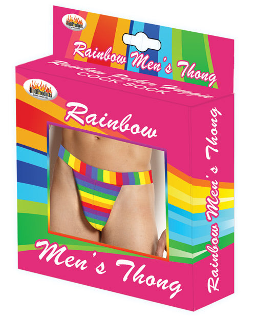 Hott Products Rainbow Men's Thong