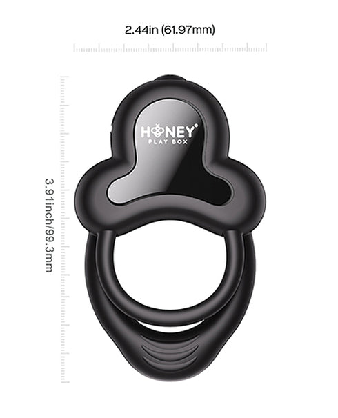Enhancer Dual Love Rings Black