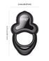 Enhancer Dual Love Rings Black