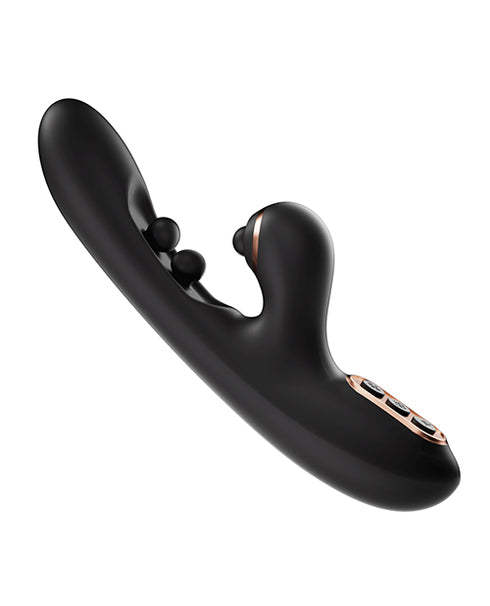 Ass-Sation Dual Silicone Anal Beads Black
