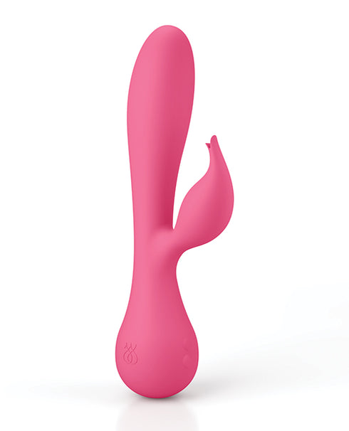 VIVE ENORA Rechargeable Dual-Ended Silicone Pulse-Wave G-Spot & Wand Vibrator Purple Tester