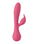 VIVE ENORA Rechargeable Dual-Ended Silicone Pulse-Wave G-Spot & Wand Vibrator Purple Tester