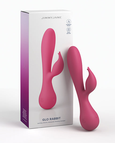 VIVE ENORA Rechargeable Dual-Ended Silicone Pulse-Wave G-Spot & Wand Vibrator Purple Tester