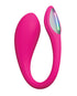 Together Tilt 7 in. Vibrating Silicone Dildo & Harness Set Purple