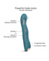 OxBalls Do-Nut- 2, Cockring, Large, Ice Blue
