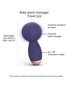 Love to Love Itsy Bitsy Mini Wand - Midnight Indigo